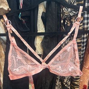 Pink Lace Bralette